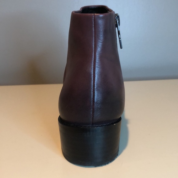 Salvia Nevis Brunello Butter Napa Leather brown zip ankle boots - Picture 11 of 16